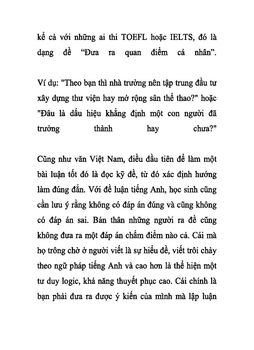 image for page Cách viết bài luận tiếng Anh đạt điểm cao