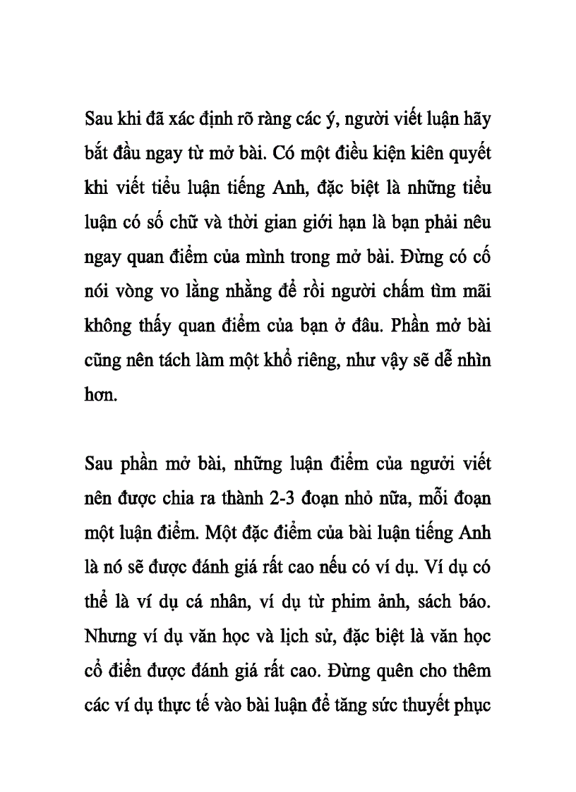 image for page Cách viết bài luận tiếng Anh đạt điểm cao