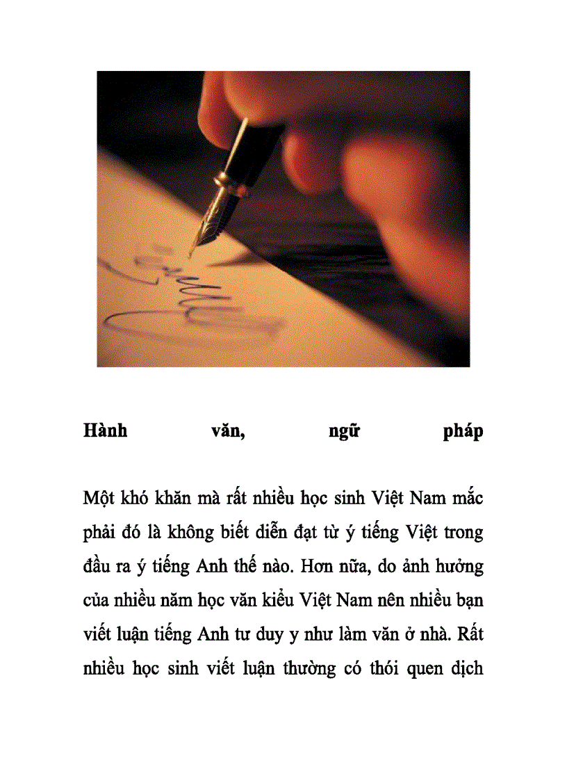 image for page Cách viết bài luận tiếng Anh đạt điểm cao