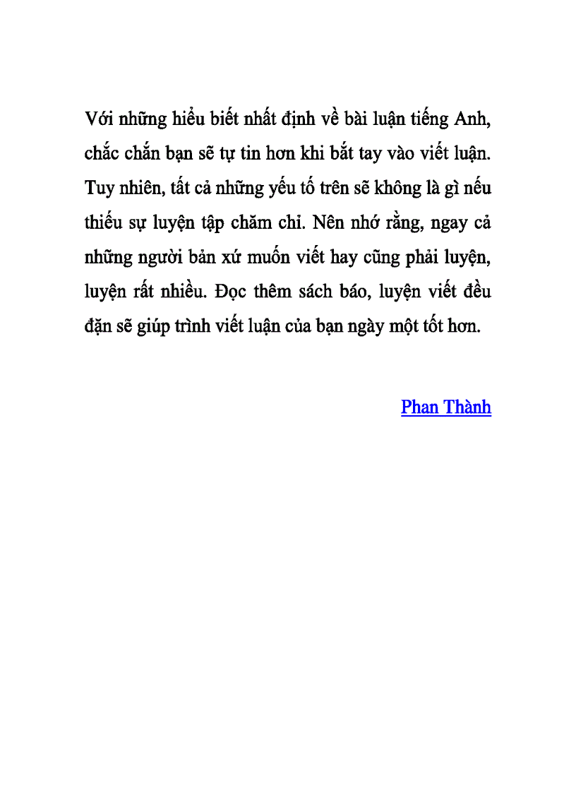 image for page Cách viết bài luận tiếng Anh đạt điểm cao