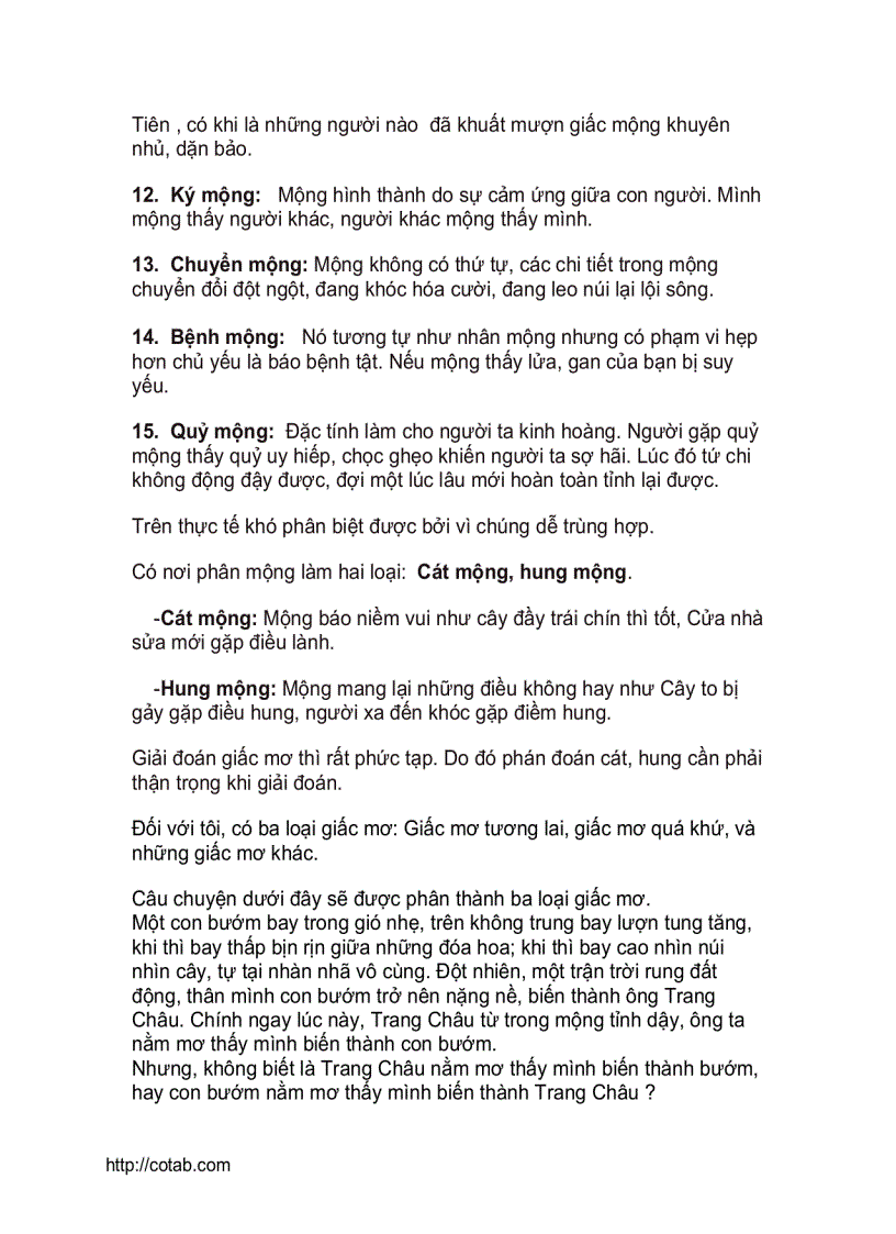 image for page Tự giải đoán giấc mơ