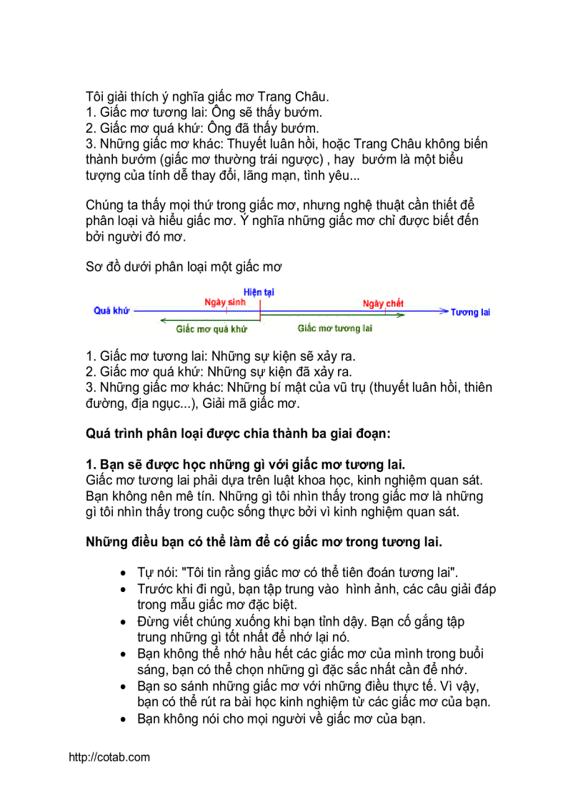 image for page Tự giải đoán giấc mơ