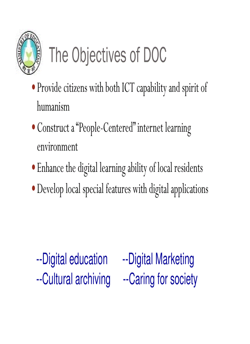 image for page Bridging the Digital Divide Shan Min Han MOE Taiwan