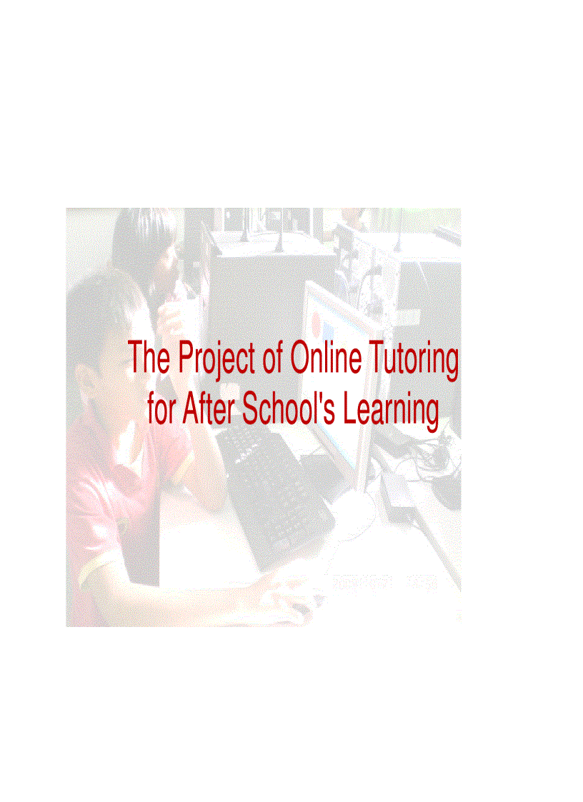 image for page Bridging the Digital Divide Shan Min Han MOE Taiwan