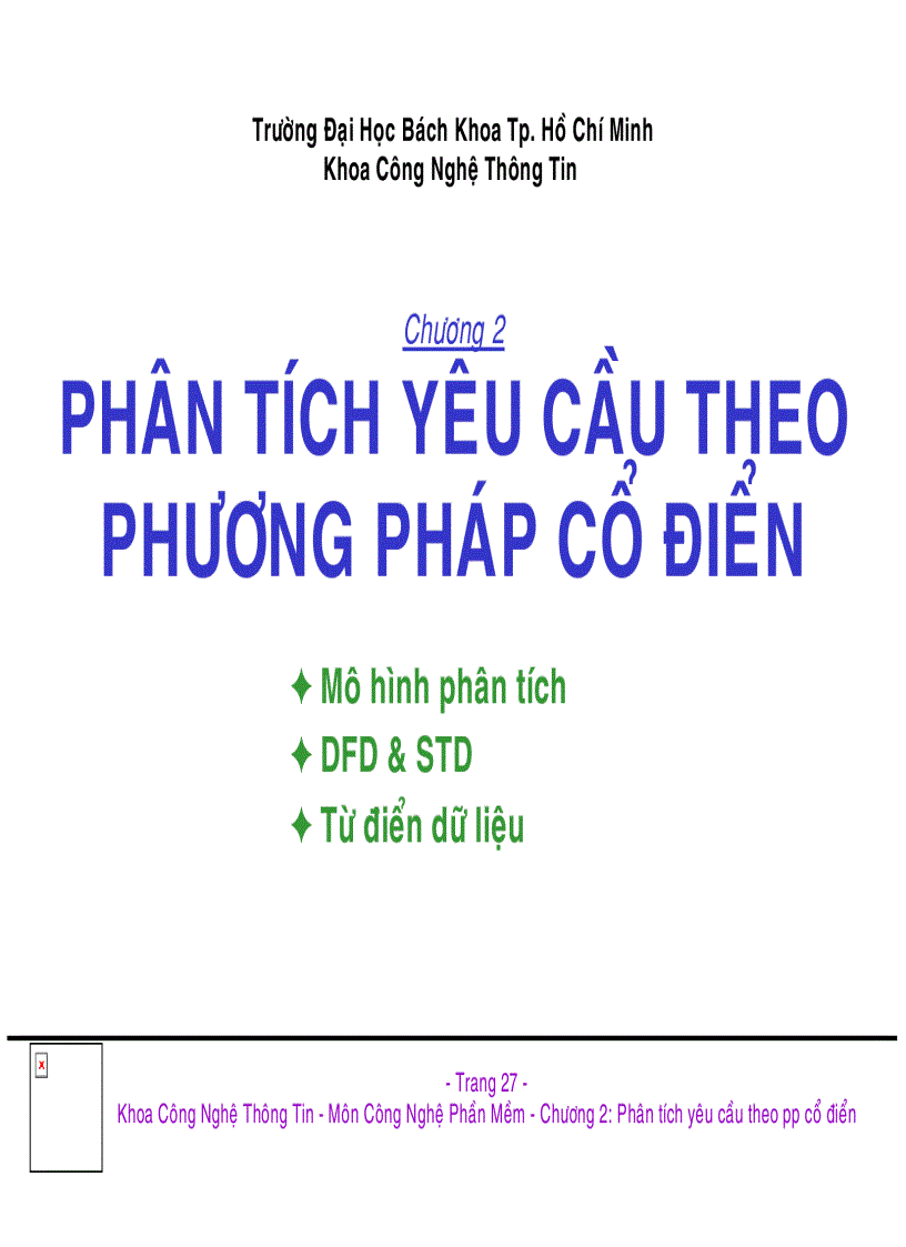 image for page Bài giảng về công nghệ phần mềm