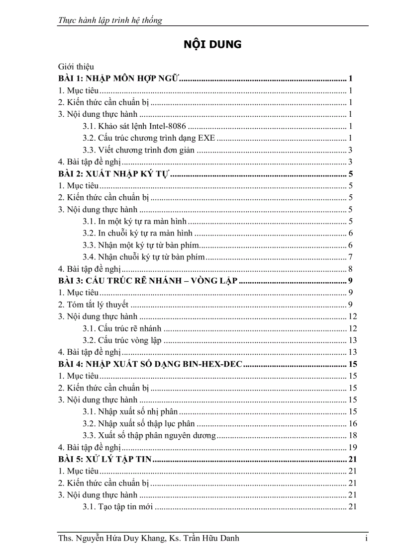 image for page Giáo trình thực hành Lập trình hệ thống