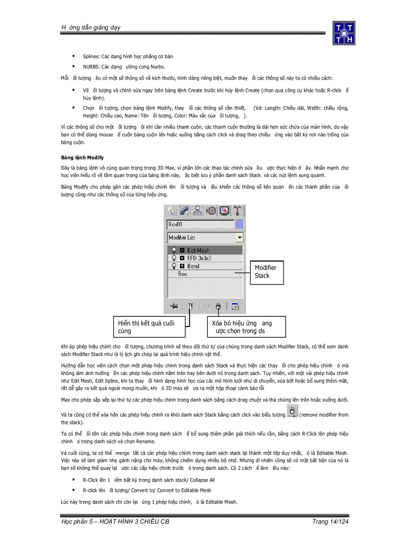 image for page Hoạt hình 3D cơ bản