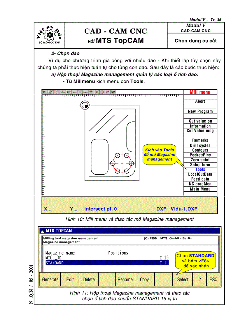 image for page Kỹ thuật lập trình phay CNC với MTS CAD CAM