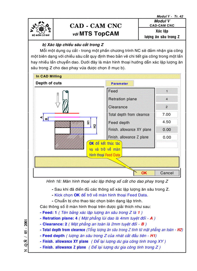 image for page Kỹ thuật lập trình phay CNC với MTS CAD CAM
