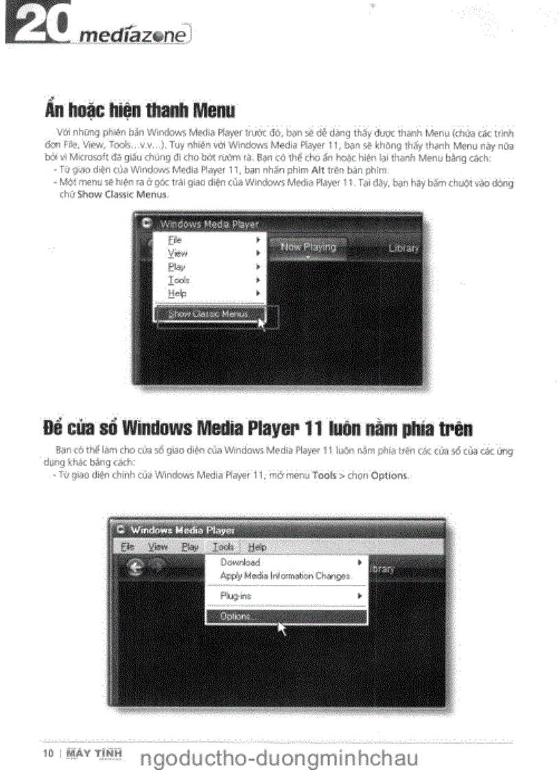 image for page Cẩm nang sử dụng windows media player all version