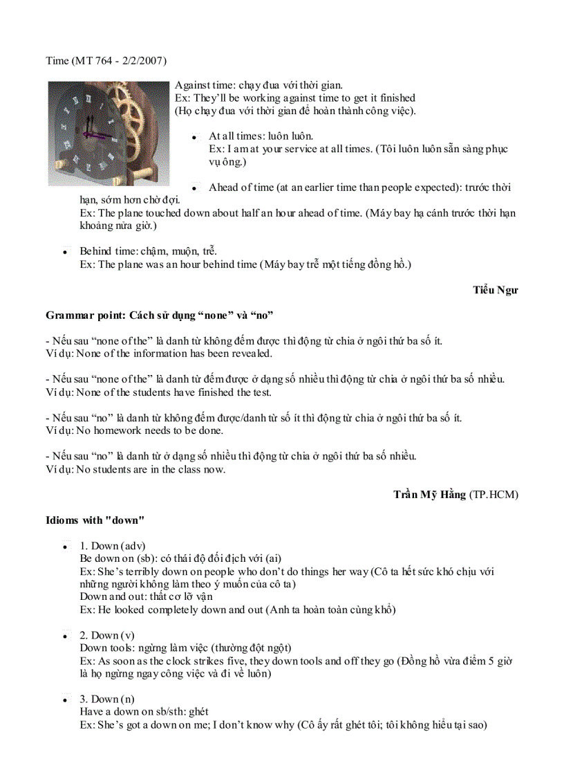 image for page Học tiếng anh qua những câu song ngữ anh việt