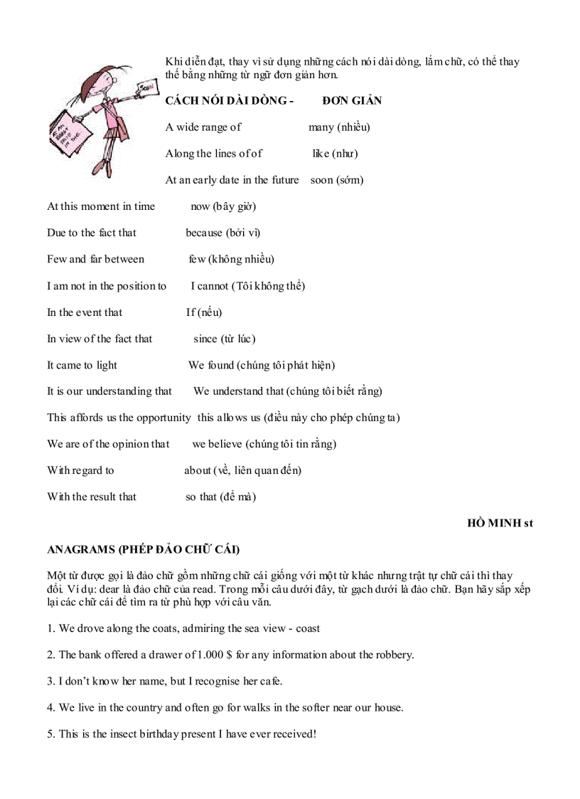 image for page Học tiếng anh qua những câu song ngữ anh việt