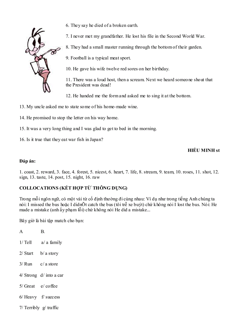 image for page Học tiếng anh qua những câu song ngữ anh việt