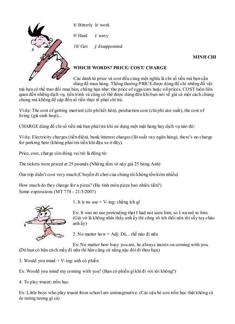 image for page Học tiếng anh qua những câu song ngữ anh việt