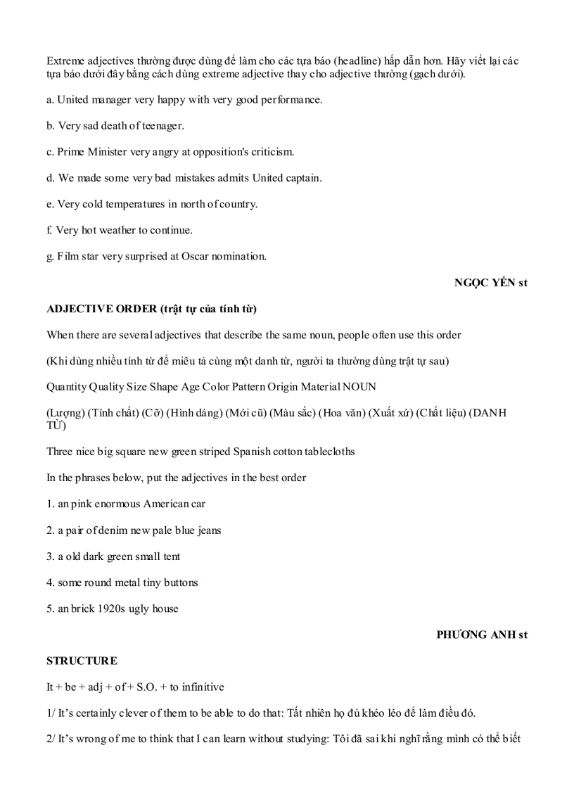 image for page Học tiếng anh qua những câu song ngữ anh việt