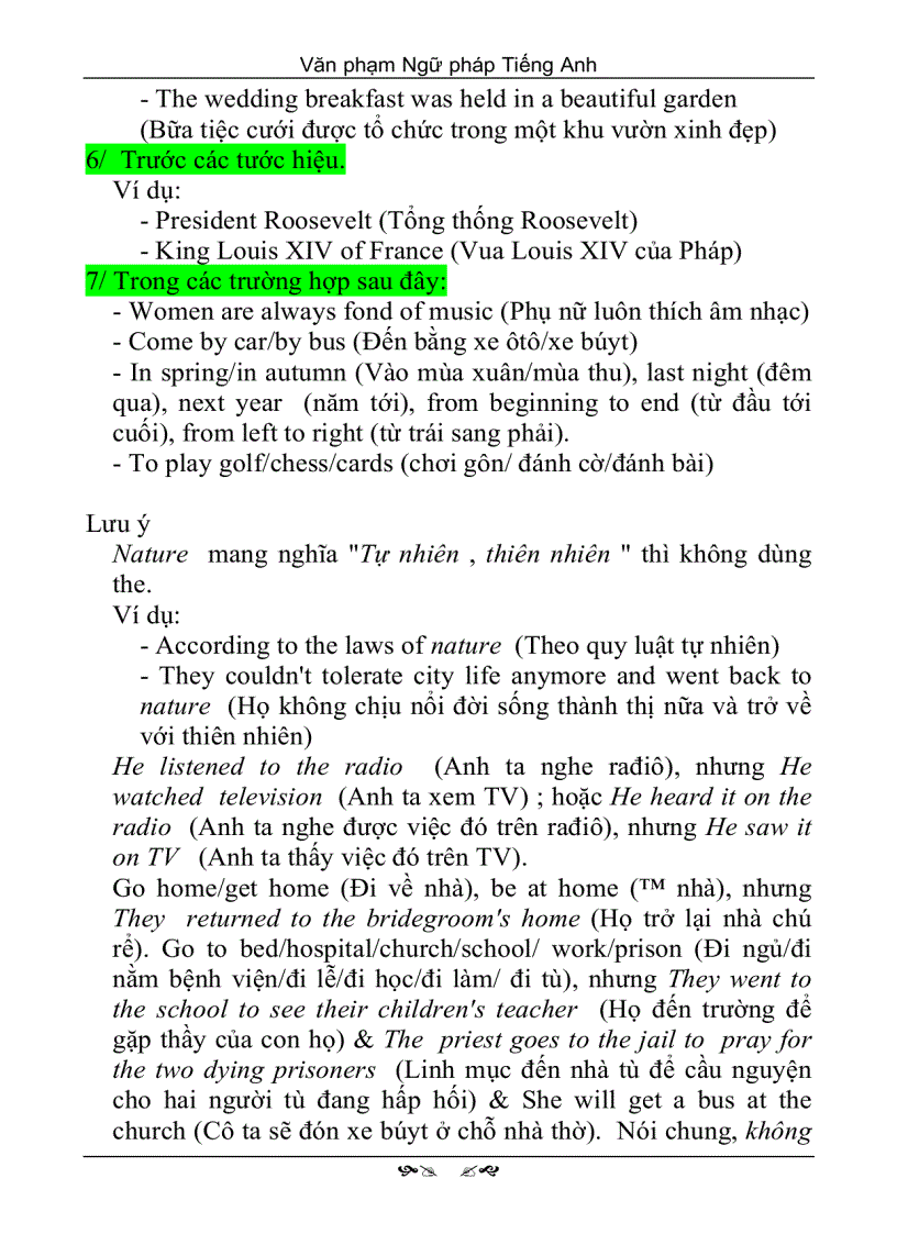 image for page Các mạo từ bất định trong tiếng anh