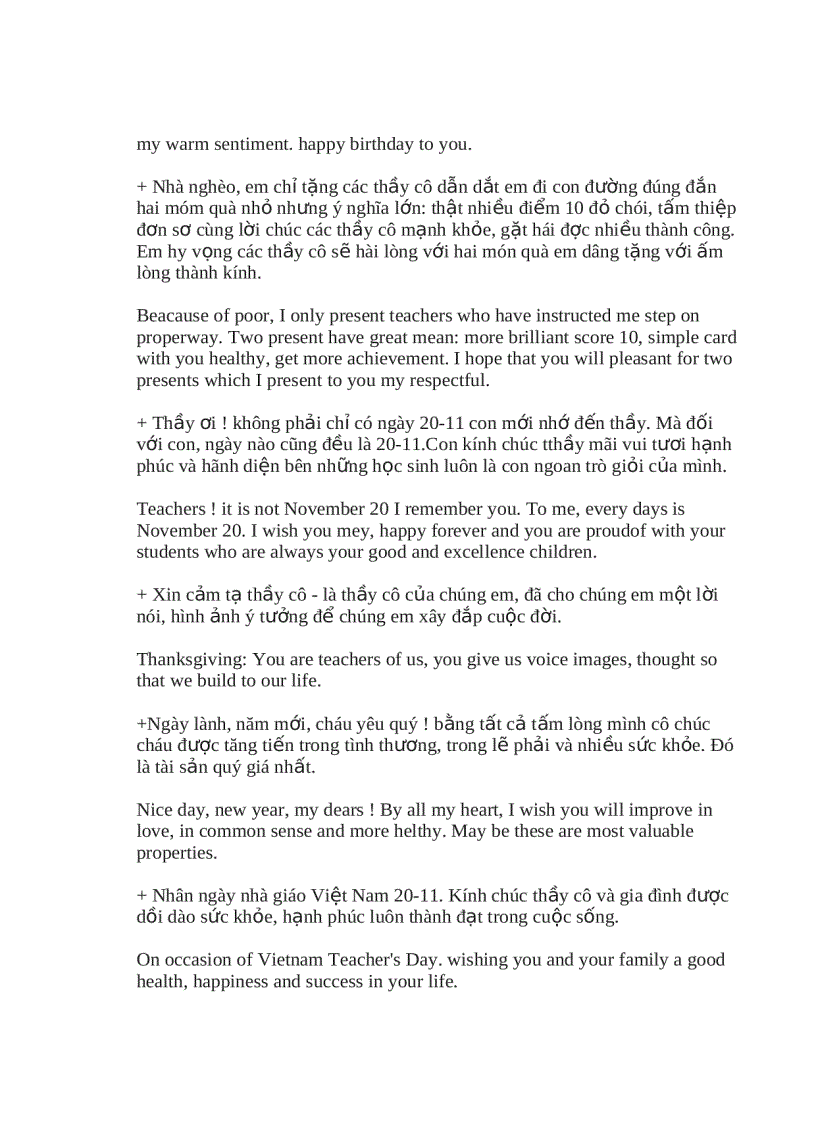 image for page Những lời chúc hay bằng tiếng anh