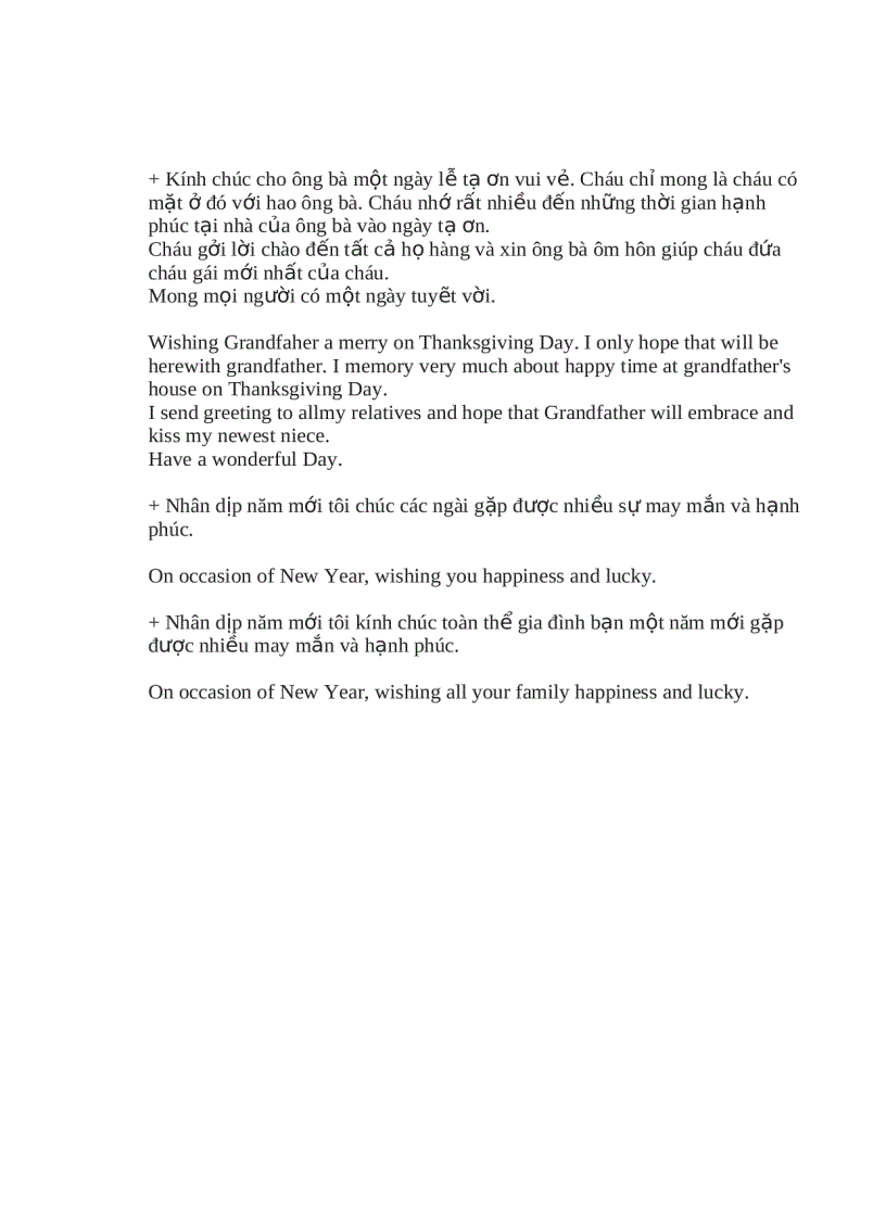 image for page Những lời chúc hay bằng tiếng anh