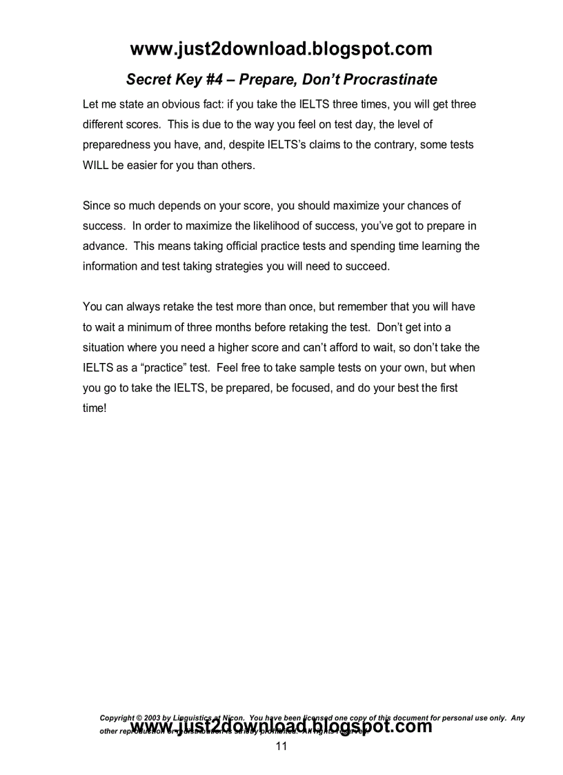 image for page Để thành công trong kỳ thi IELTS