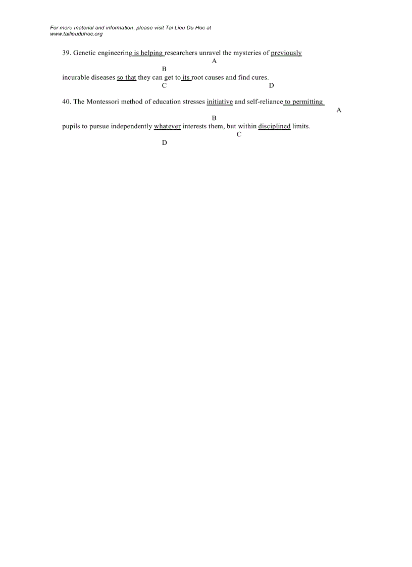 image for page Đề thi TOEFL năm 1997