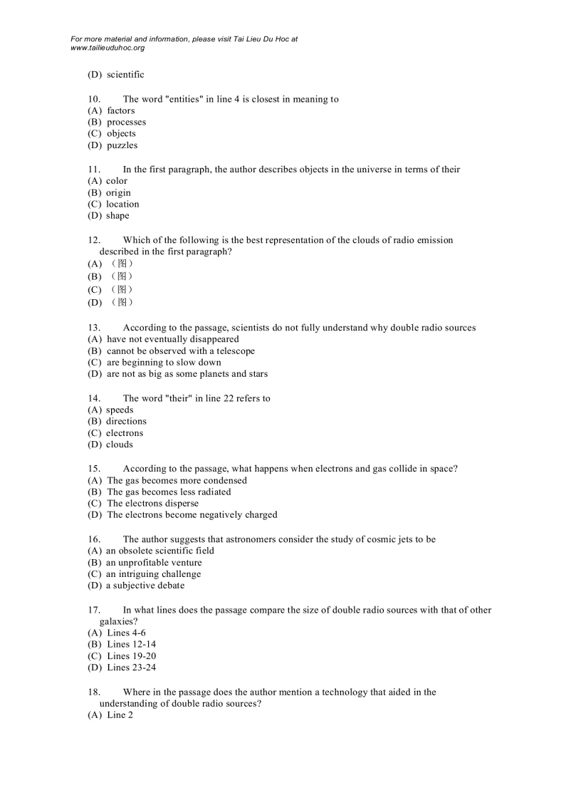 image for page Đề thi TOEFL năm 1997