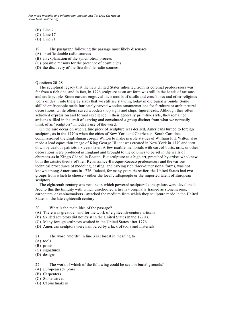 image for page Đề thi TOEFL năm 1997