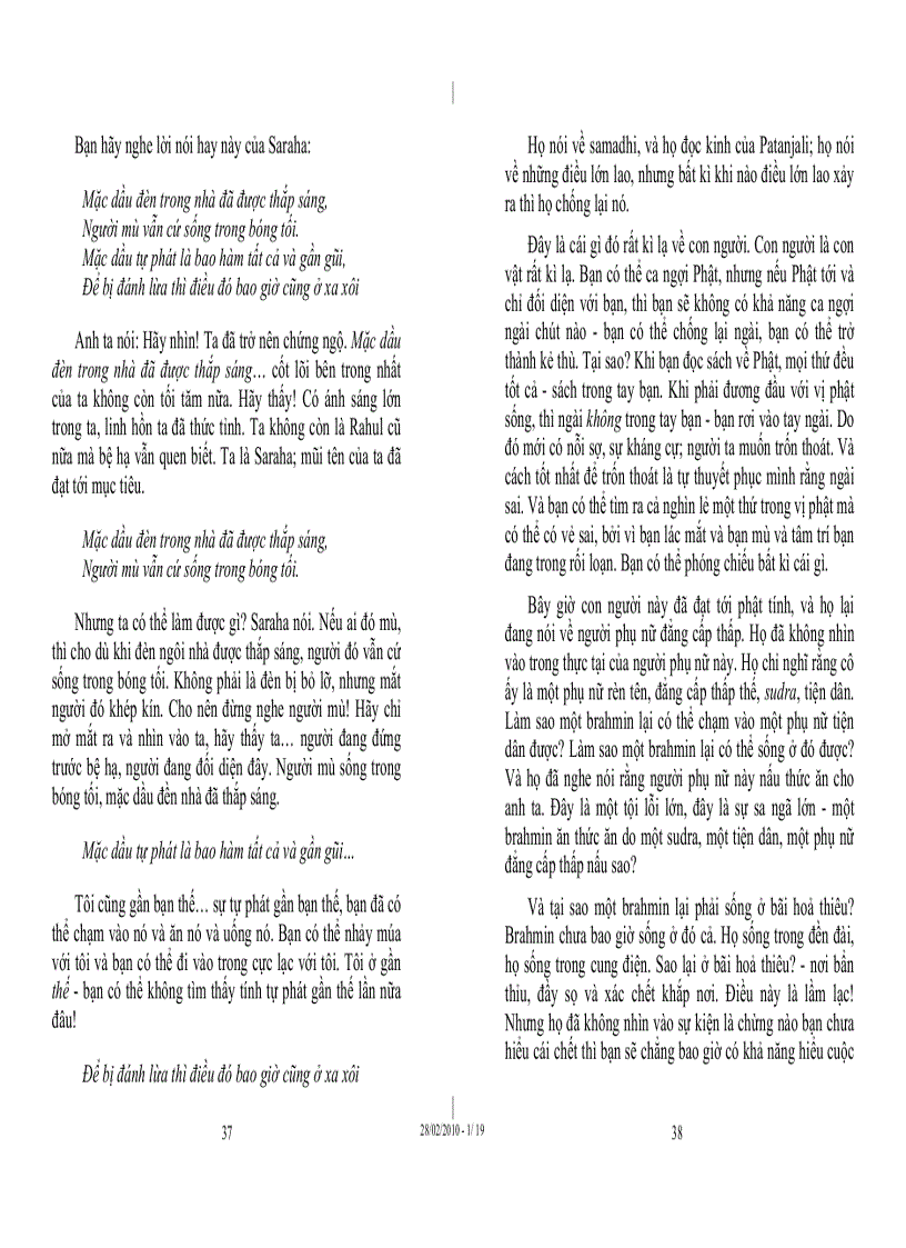 image for page Tủ sách Osho Kinh nghiệm mật tông