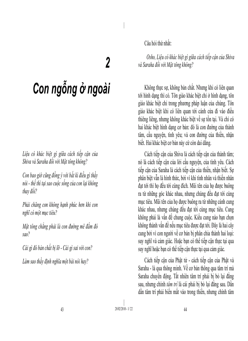 image for page Tủ sách Osho Kinh nghiệm mật tông