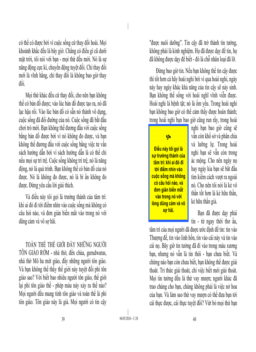 image for page Tủ sách Osho Dũng cảm