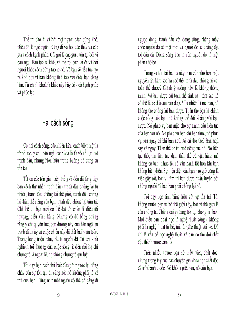 image for page Tủ sách Osho Cân bằng thân tâm