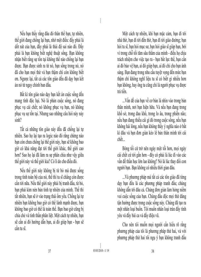 image for page Tủ sách Osho Cân bằng thân tâm