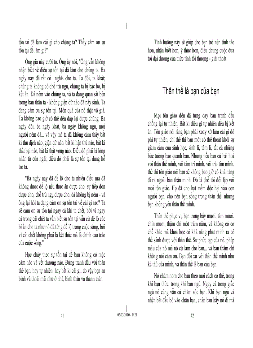 image for page Tủ sách Osho Cân bằng thân tâm