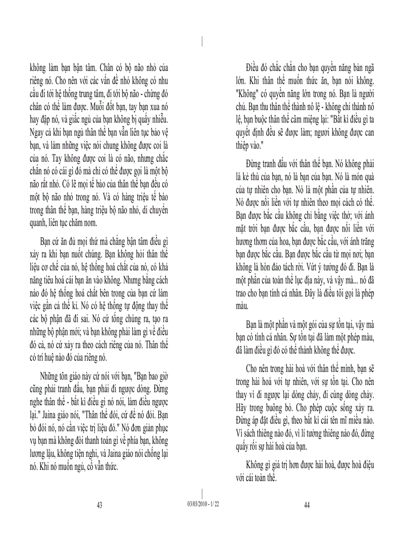 image for page Tủ sách Osho Cân bằng thân tâm