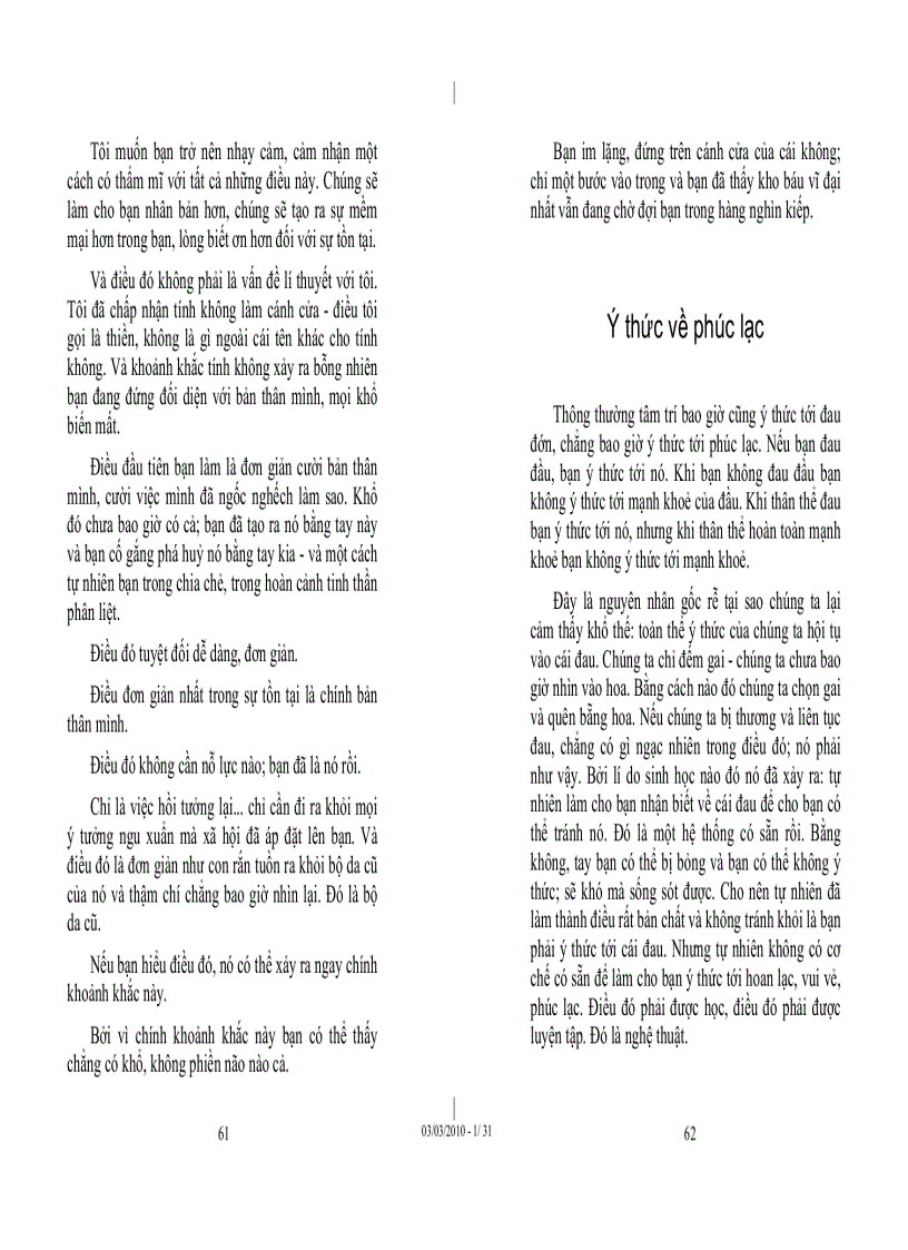 image for page Tủ sách Osho Cân bằng thân tâm