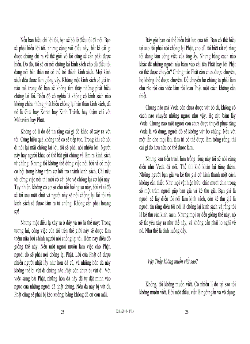 image for page Tủ sách Osho Chiều bên kia cái biết