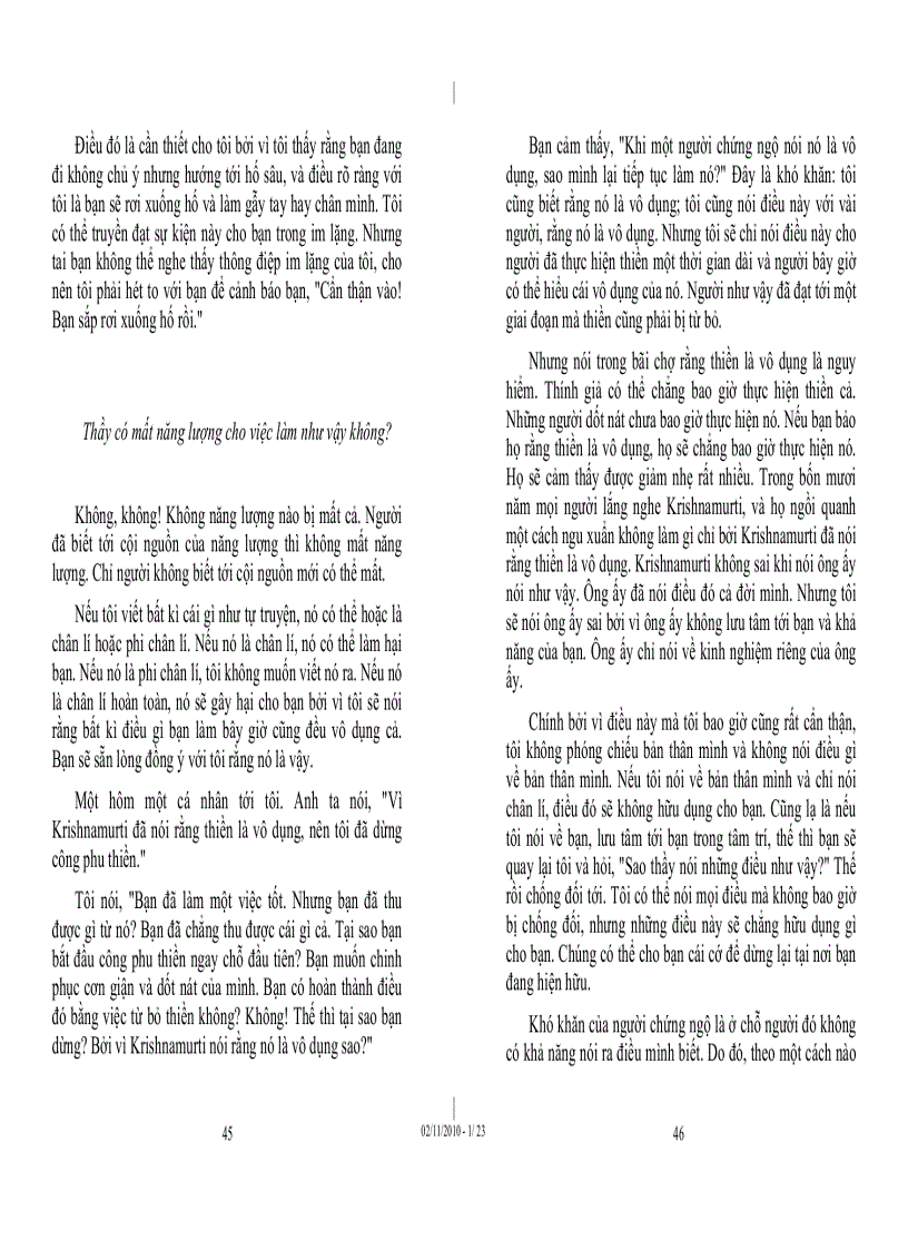 image for page Tủ sách Osho Chiều bên kia cái biết