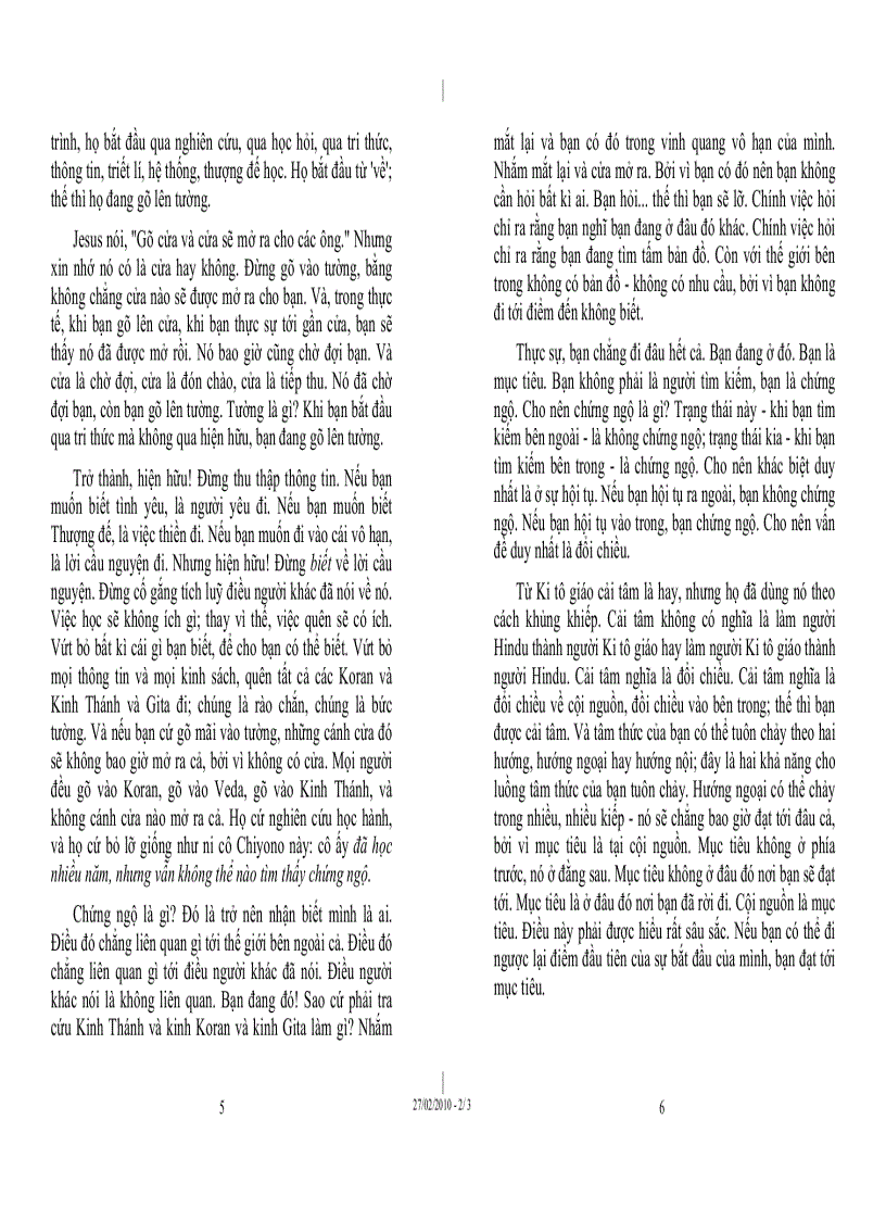 image for page Tủ sách Osho Không nước Không trăng