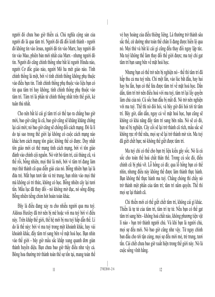 image for page Tủ sách Osho Không nước Không trăng