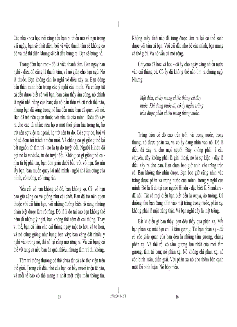 image for page Tủ sách Osho Không nước Không trăng