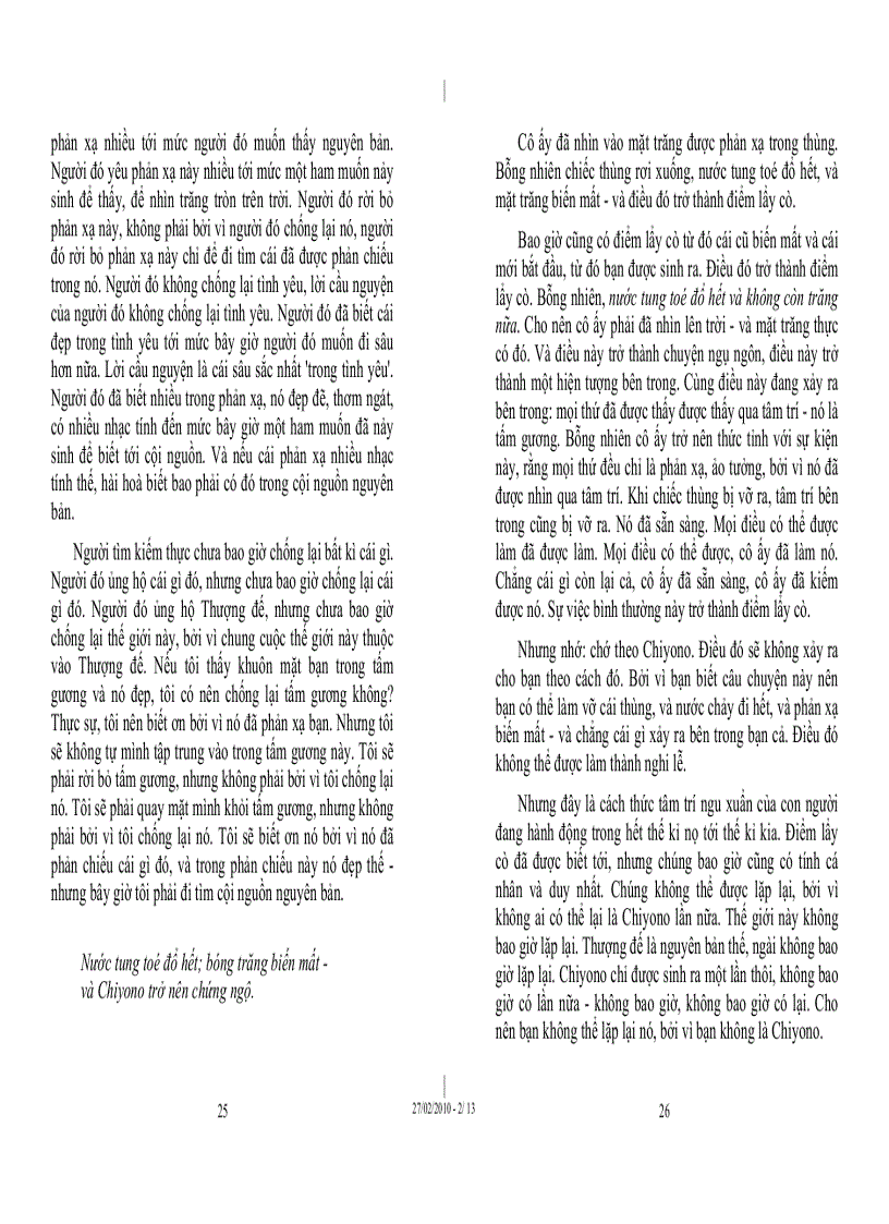 image for page Tủ sách Osho Không nước Không trăng