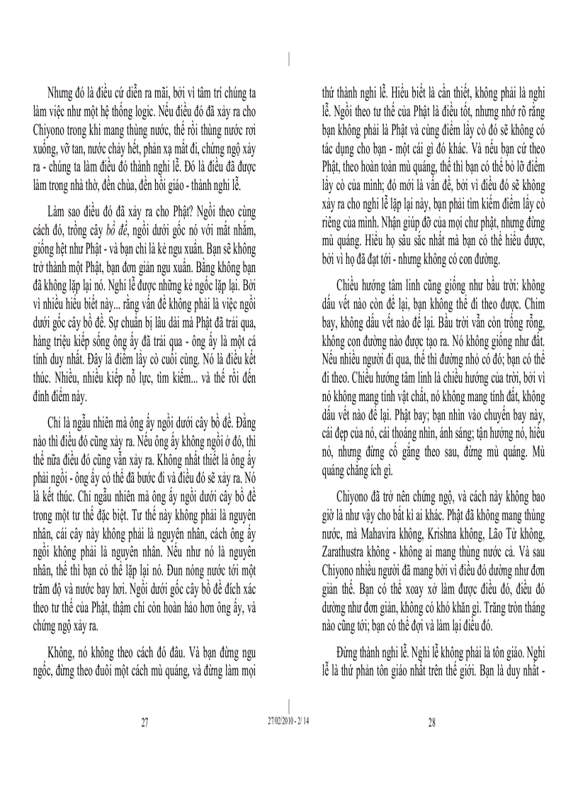 image for page Tủ sách Osho Không nước Không trăng