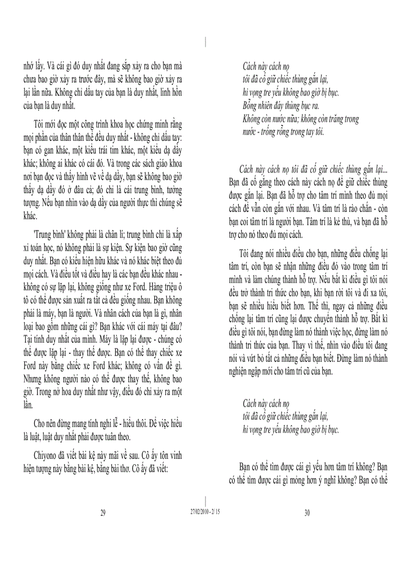 image for page Tủ sách Osho Không nước Không trăng