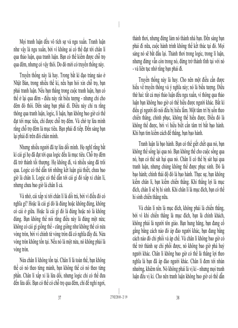 image for page Tủ sách Osho Không nước Không trăng