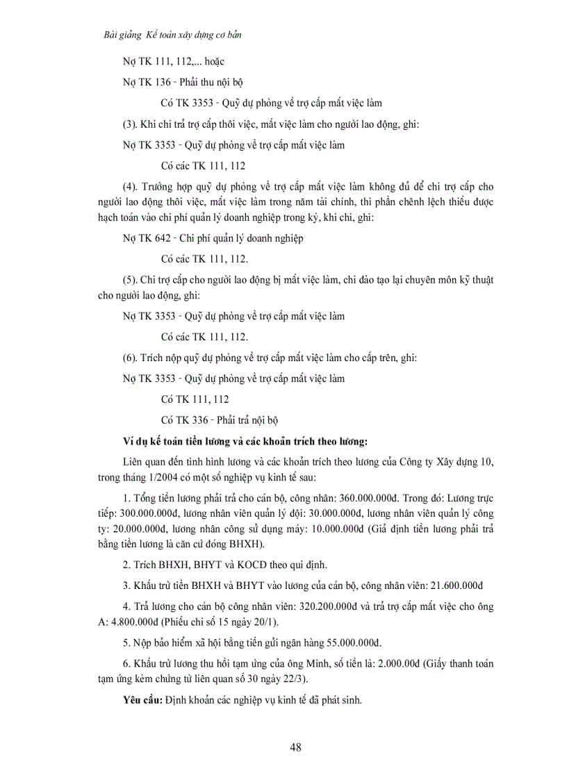 image for page Kê toán xây dựng