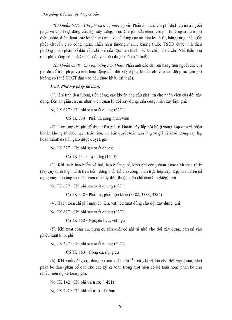 image for page Kê toán xây dựng