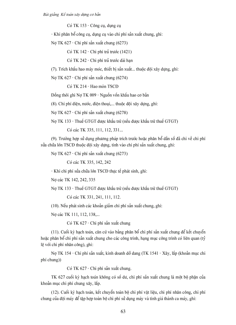 image for page Kê toán xây dựng