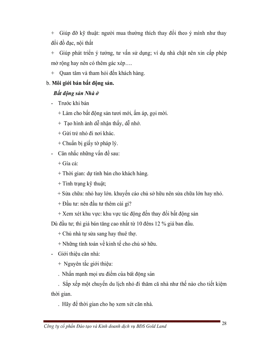 image for page Quy trình và kỹ năng môi giới bất động sản