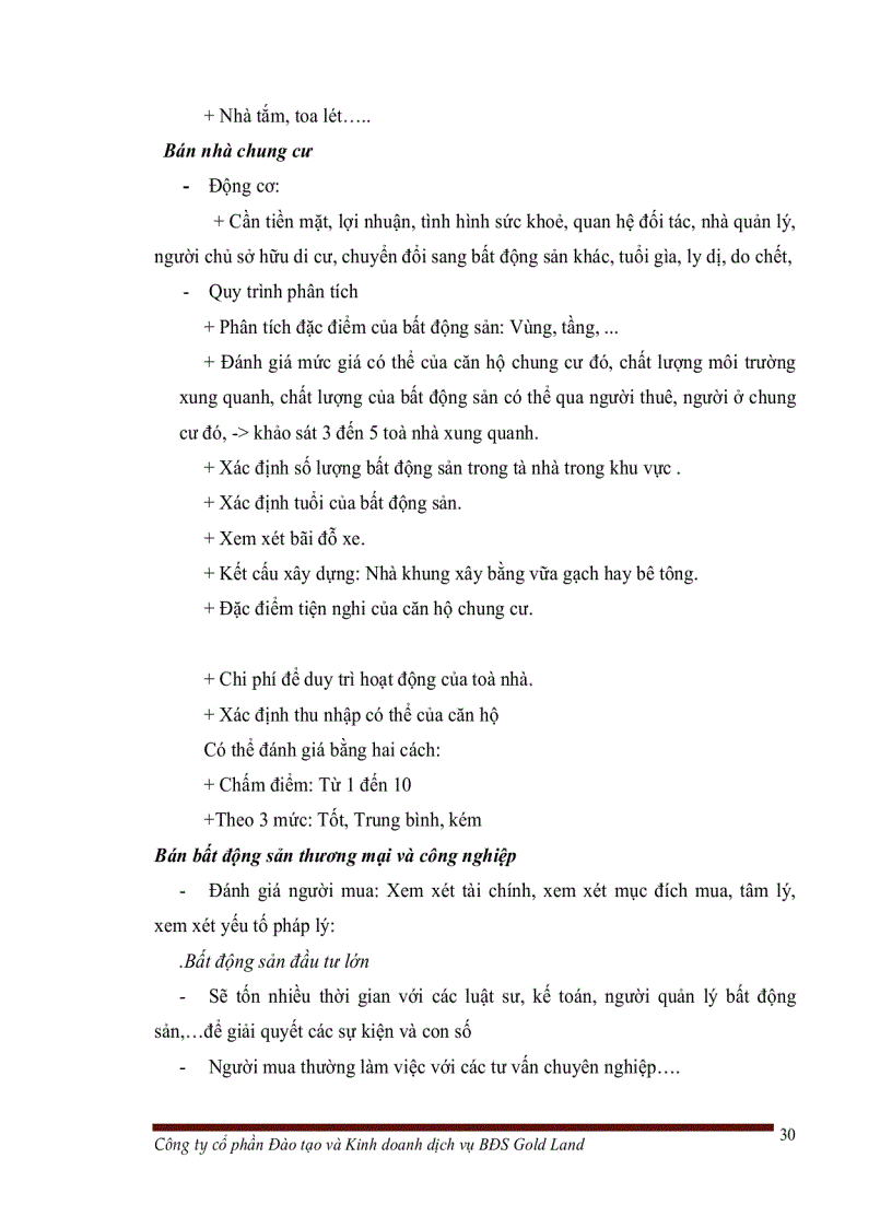 image for page Quy trình và kỹ năng môi giới bất động sản