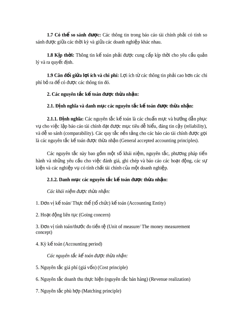 image for page Các nguyên tắc cơ bản của kế toán tài chính Doanh nghiệp