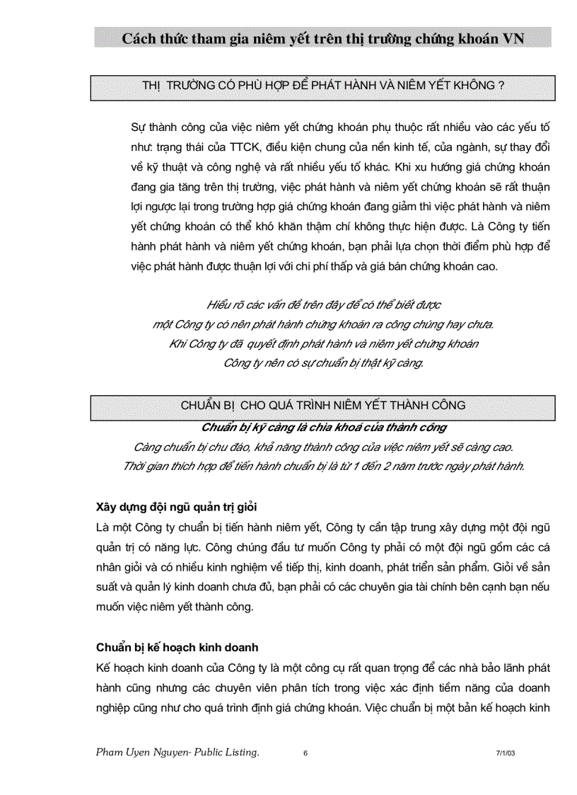 image for page Cách thức tham gia niêm yết trên thị trường chứng khoán Việt Nam